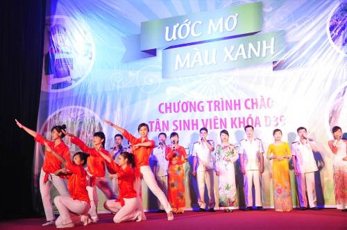 Giao lưu văn hoá   "Ước mơ màu xanh" - Chào mừng tân sinh viên khóa D39